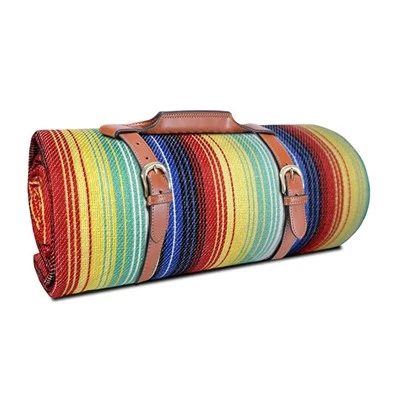 100% Polyester Travel Plushs Fleece Picnic Blanket