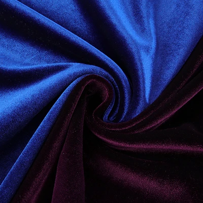 90%polyester 10%spandex Velvet Fabric