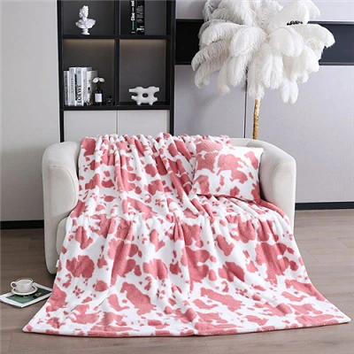 Cow Pattern Throw Blanket