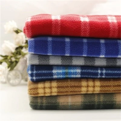 Double Side Printed Brush Polar Fleece Fabric