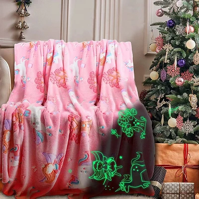 Glow In The Dark Hoodie Blanket