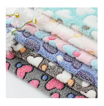 Jacquard Printed Flannel Fabric