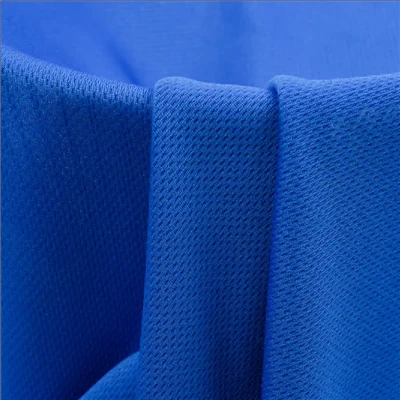 Knitted Polyester Bird Eye Hole Mesh Fabric