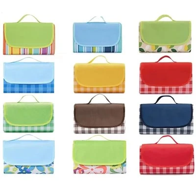 100% cotton woven picnic blanket