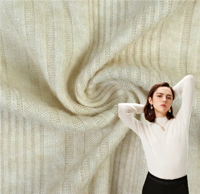 Nylon Rib Knit Fabric For Apparel And Garment Clothes
