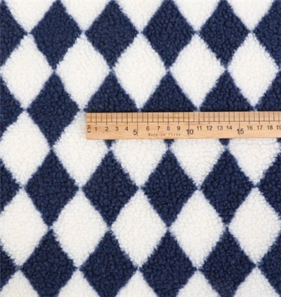 One Side Printing Sherpa Fleece Fabric For Garment