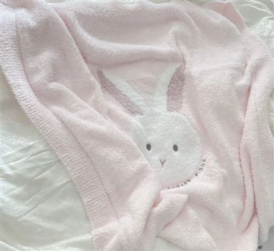 Pink Bunny Blanket
