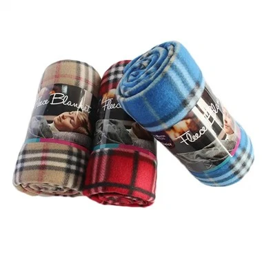 Plaid Polar Fleece Blanket