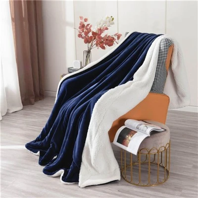 Portable And Foldable Sherpa Blanket