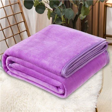 Printed Coral Fleece Blanket