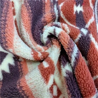 Printed Sherpa Fabric