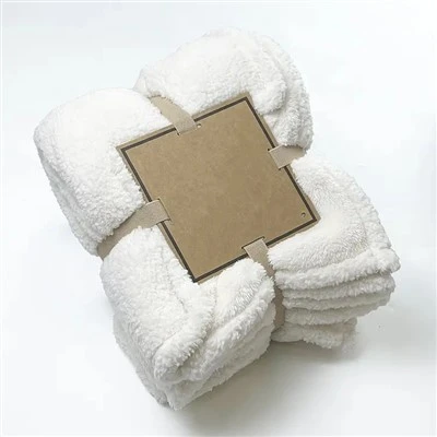 Sherpa Blanket White