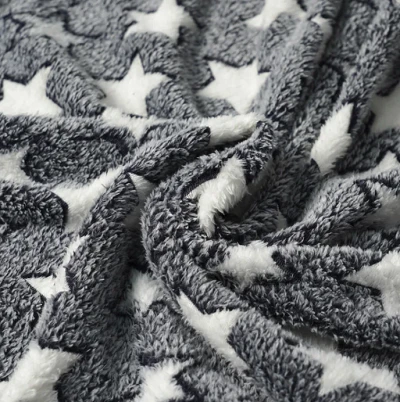 Star Print Flannel Fabric