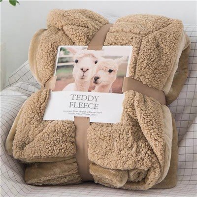 Teddy Bear Sherpa Blanket