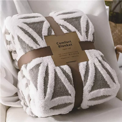 Throw Flannel Sherpa Fleece Blanket