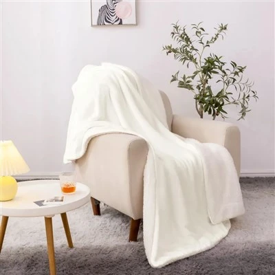 White Sherpa Blanket