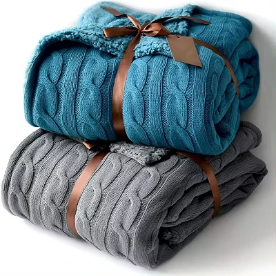 Blend Sweater Knitted Blanket