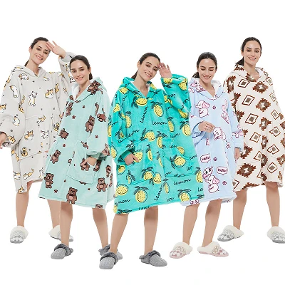 Cozy Sherpa Hoodie Blanket