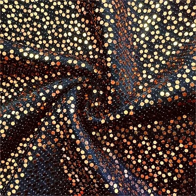 Elastic Gloden Color Lurex Fabric
