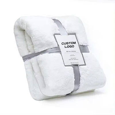 Flannel White Blanket