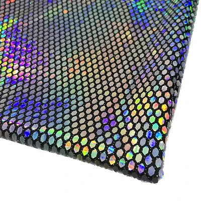 Holographic Stretch Sequin Fabric
