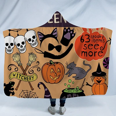 Hoodie Blanket With Sleeves