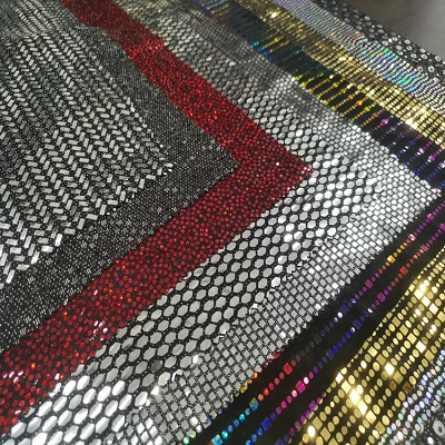 Sparkling Gold Sequin Fabric