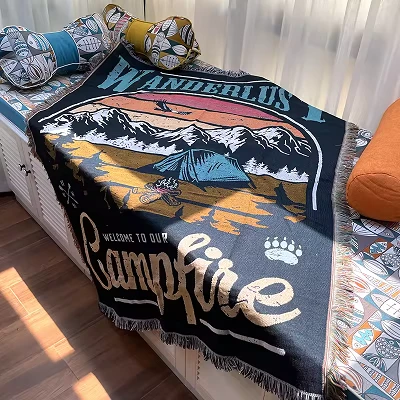 Tassel Tapestry Blanket