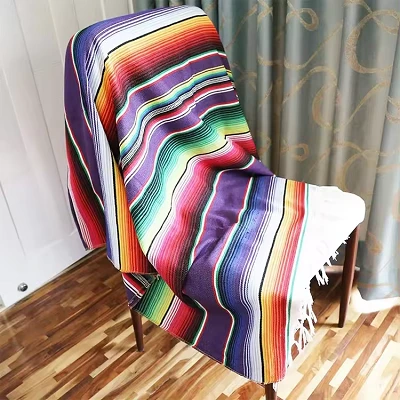 Travel Knitted Tassel Blanket